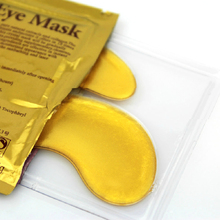 Natural crystal collagen gold powder eye mask Anti puffiness eliminates Dark circle olheiras Anti wrinkle Face