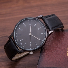 2016 Quartz Watch Men Fashion Brand Leather Casual Wristwatch Simple Style Business Watch Male Relojes Masculino