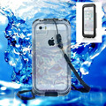 For iPhone 5s Waterproof Case Durable Dirt Shockproof Diving Underwater Protective Cover With Strap for Apple