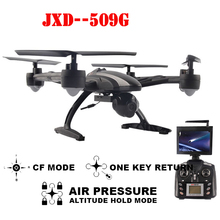 JXD 509G JXD509G 5.8G FPV One-Key-return & Take Off Barometer Set High RC Quadcopter with HD Monitor RTF For Christmas Gift