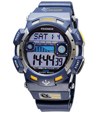New men sports watches Top brand PASNEW LED electronic wristwatch 100 meters waterproof fashion man outdoor