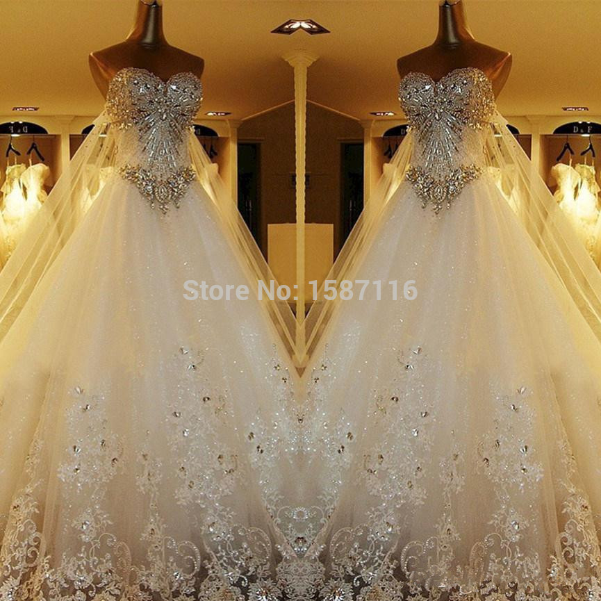 Ball Gown Wedding Dress Bling Fashion Dresses