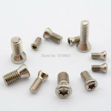 M3.5X8XD5.3 silver color carbide insert torx screws for Indexable CNC cutting tools