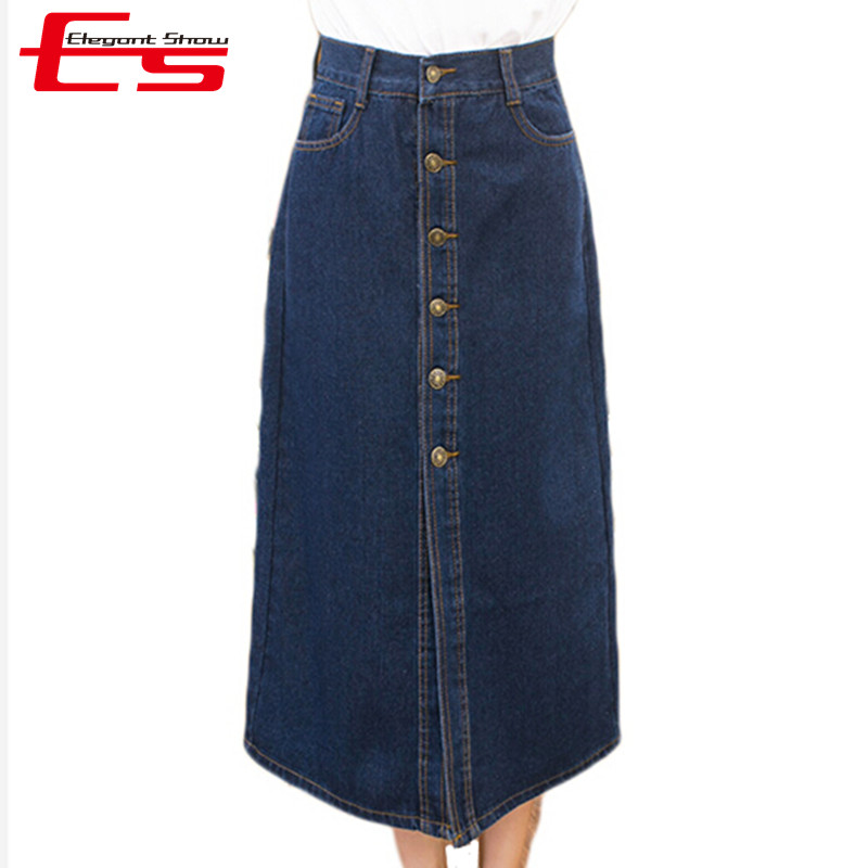 Plus Size Blue Jean Skirts 95