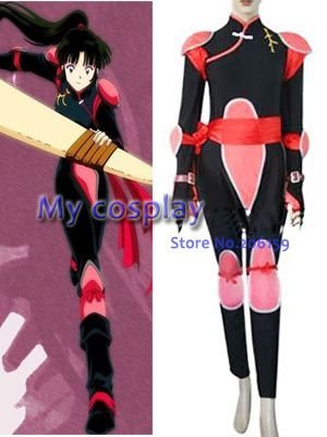 Anime InuYasha Cosplay - InuYasha Sango Women's Halloween Party Costume Freeshipping