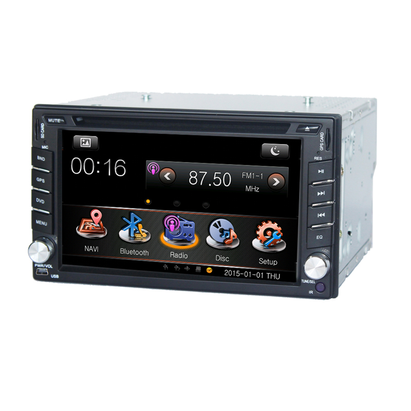 Bonroad 6.2 Touch Screen 2 Din Car DVD Player for Universal with Radio RDS Bluetooth GPS USB TF Card 1080P Video Free Map Bonroad 6.2 Touch Screen 2 Din Car DVD Player for Universal with Radio RDS Bluetooth GPS USB TF Card 1080P Video Free Map