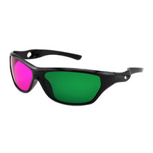 Hot Selling ABS Frame with AC Magenta&Green Lens 3D Glasses for 3D DVD/VCD Movies On Laptop and Monitors