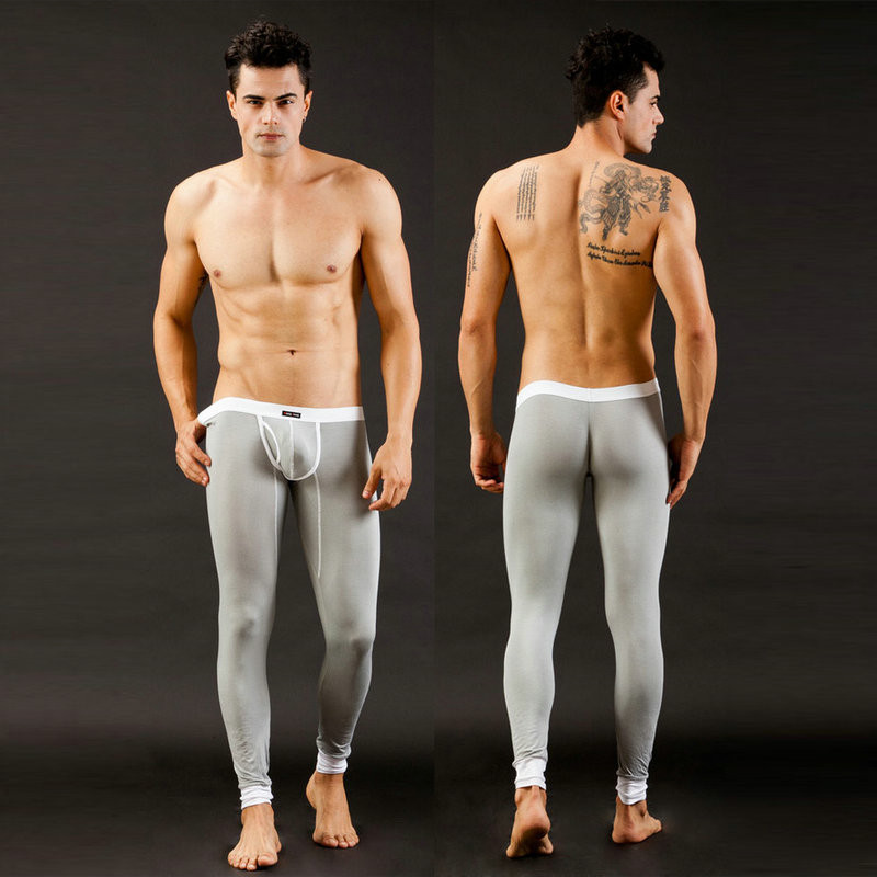 Wholesale Sexy Mens Low Rise Modal Underwear Trousers Long Johns 3144