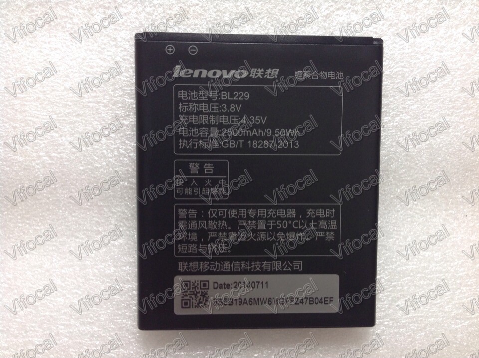 Lenovo A806 Battery New In Stock 100 Original BL229 2500Mah Battery For Lenovo A8 A806 A808t