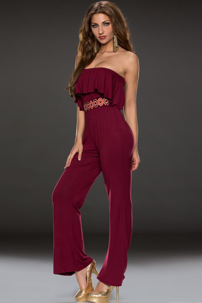 Wine-Stylish-Strapless-Jesery-Jumpsuit-LC60153-1