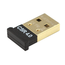 Mini USB Bluetooth Adapter V 4.0 Dual Mode Wireless Dongle Wholesale CSR 4.0 USB 2.0/3.0 For Win7 Vista XP 32/64 Win8 Black
