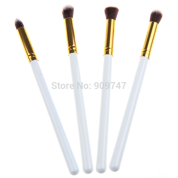 4 pcs Soft Make Up Tools Kit Cosmetics Beauty Makeup Brush Sets blending eyeshadow eyeliner eyes