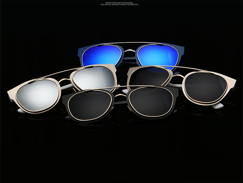 High Quality Women Luxury Brand Vintage Polarized Sunglasses Women Butterfly Eye Frame