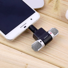 2015 Hot 1pc New Mini Stereo Microphone Mic 3.5mm Mini Jack PC Laptop Notebook
