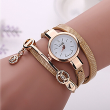 free shipping2016 New Fashion Summer Style Leather Casual Bracelet Watch Wristwatch Women Dress Watches Relogios Femininos Watch