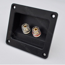 Free Shipping/Speaker junction box eco-friendly thickening new material copper crystal ternminal audio accessories