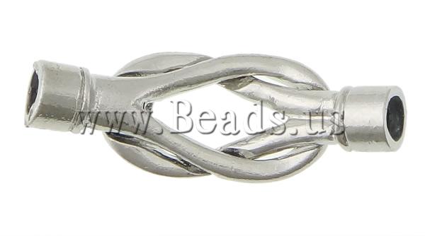 Free shipping!!!Zinc Alloy Magnetic Clasp,Tibetan Jewelry, platinum color plated, nickel, lead & cadmium free, 38x13x6mm
