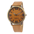 GUOTE Brand Quartz Watch Women Wood Grain Watch Female Wristwatch Fashion Casual Men Hour Clock relogio