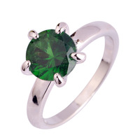 Wholesale Fashion New Unisex Emerald Quartz 925 Silver Ring Size 6 7 8 9 10 11 12 For Lover Nice Women Jewelry Free Shipping