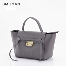 Smilyan belt women genuine leather bag fashion crossbody shoulder bags handbags famous brands catfish designers bolsos