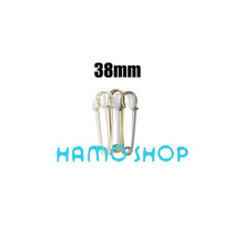 10pcs/lot 38mm Mix Color Metal Kilt Pin Large Safety Brooch Pins Fastening Jewellery Sewing Clothes