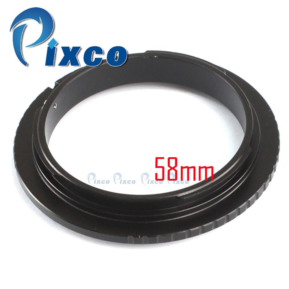 Pixco 58mm Lens Macro Reverse Adapter Ring Suit For Canon E O S Camera