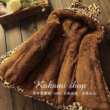 New 2016 children clothing outerwear coat for boy girls winter coat thicker section leopard warm hooded