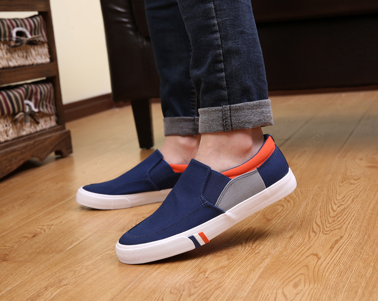 2015 spring and autumn New England men s casual shoes low to help canvas shoes factory