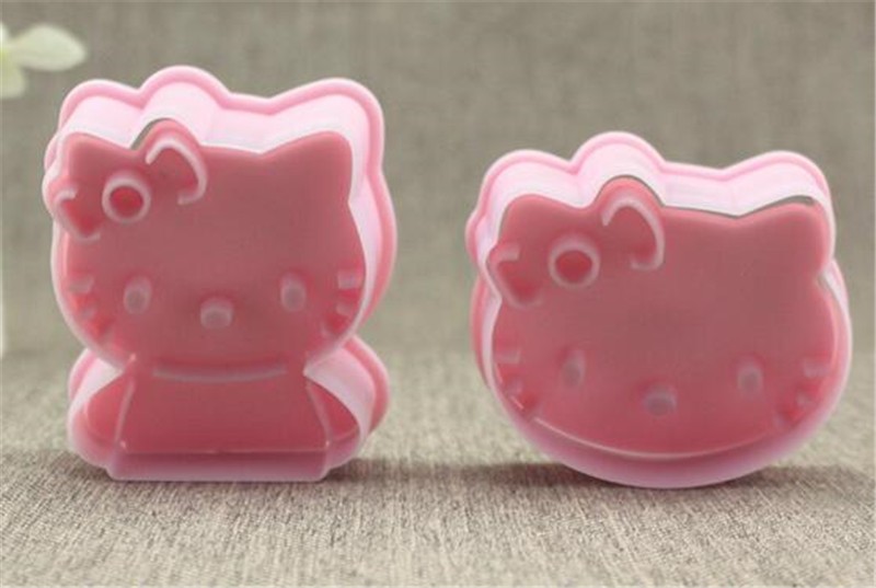 2pcs kitty cookie cutter 7
