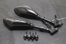 LED Turn lights Side Mirrors For Yamaha fz1 fz6 xj6 ybr Suzuki bandit 650 600 1200 gsf sfv Ducati monster 600 750 900 s4r s2r
