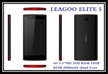 LEAGOO Elite 5 5.5 inch HD screen 64bit 4G FDD-LTE Android 5.1 Smartphone MTK6735 Quad Core 2GB RAM 16GB ROM 13.0MP 4000mAh