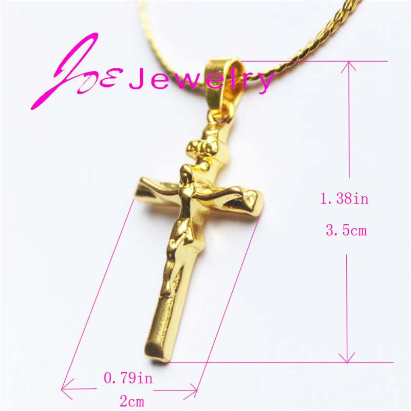 Gold-Jesus-Piece-Cross-Necklace-4