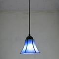 6 corridor Simple Art Pendant Lights Mediterranean blue pattern Handmade Multicolored Glass Tiffany LAMP Corridor ceiling