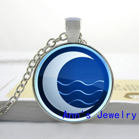 Water tribe Avatar the Last Airbender Necklace jewelry glass Cabochon Necklace