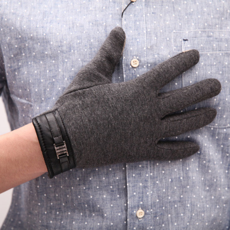 Bont gevoerde handschoenen