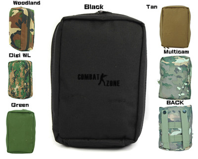 7Color Durable Nylon Tactical Hunting Camping Bag Handbag Airsoft Molle Medical First Aid Pouch Acu/WL/Digi WL/Green/Bk/Tan/Cp
