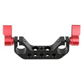 CAMVATE 15mm Rod Clamp Support Rail System 1 4 20 Thread Red Knob for DLSR Camera