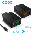 Quick Charge 2 0 Universal USB Charger CRDC Fast Travel Smart Phone Charger for iPhone 7