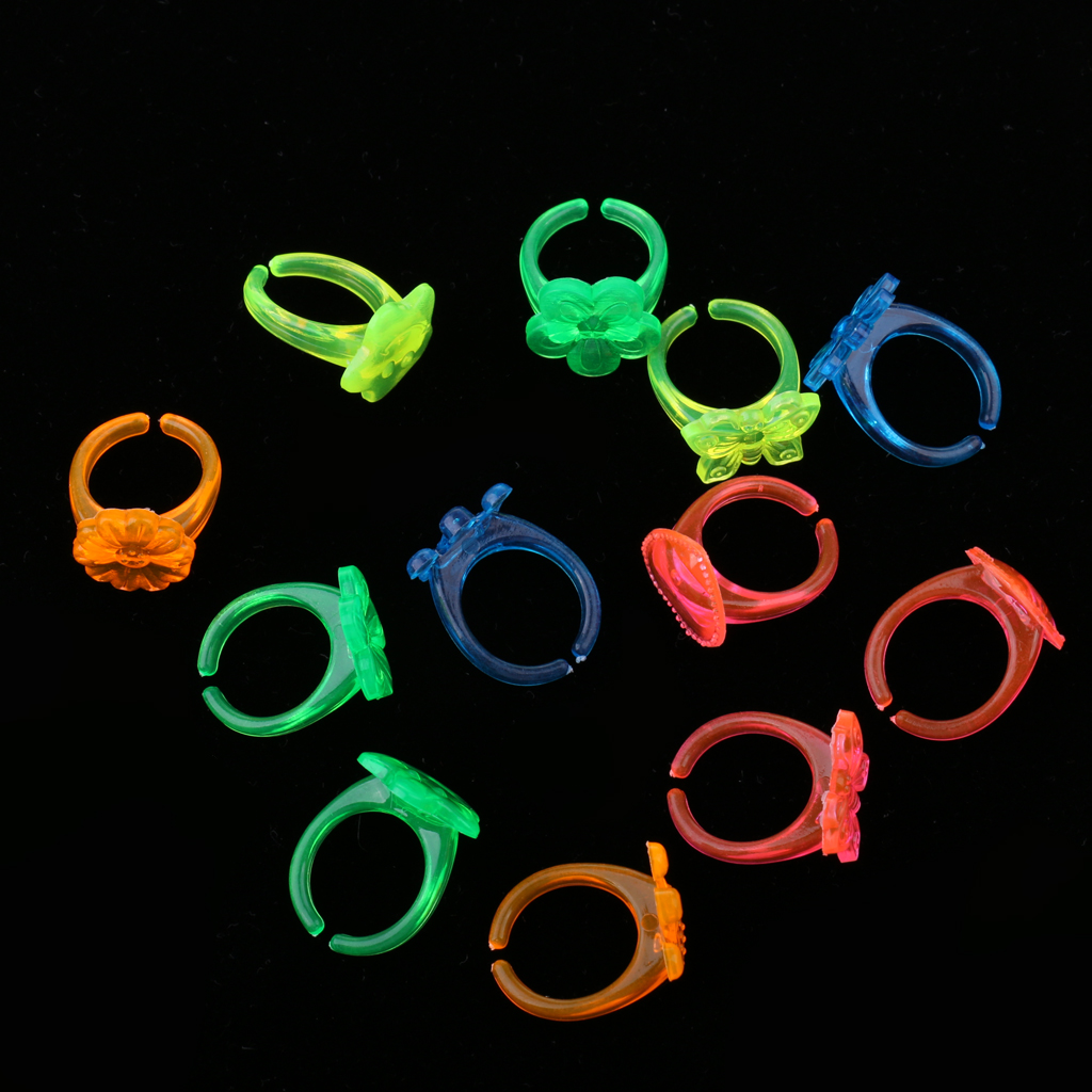5x Kinderringe Spielzeug Schmuck Ringe Kinderschmuck Gefälschte Diamantringe 