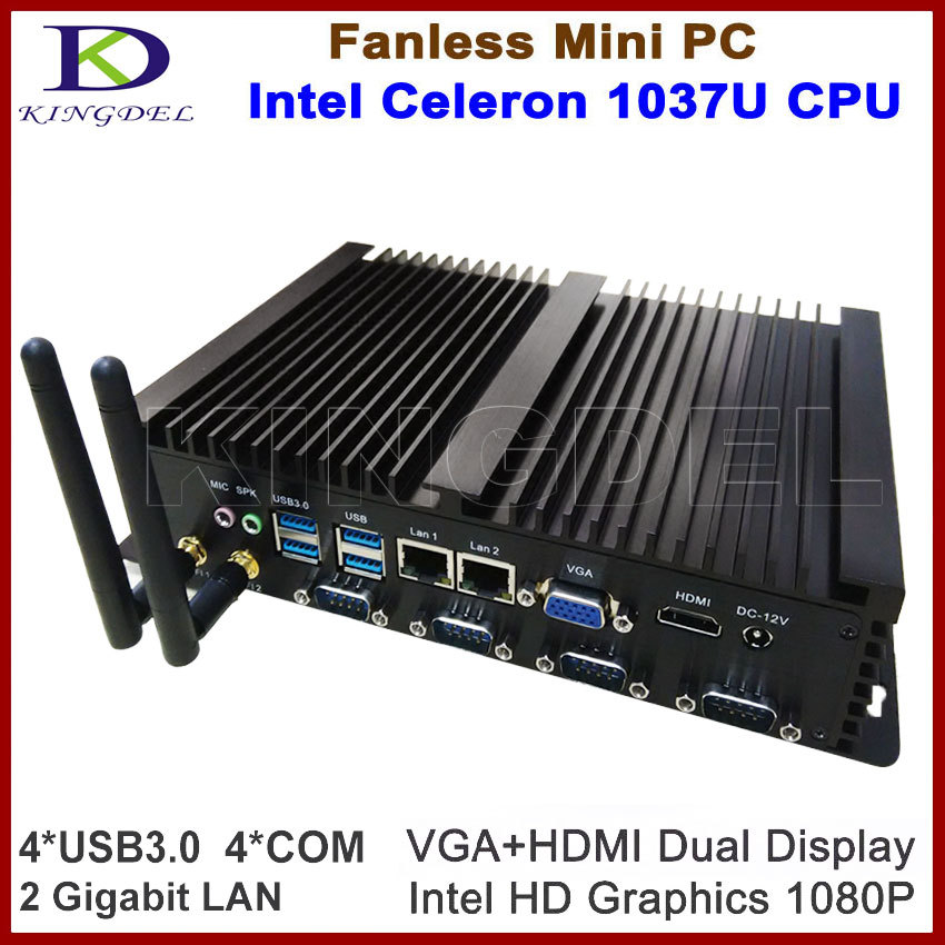  Mini   , Intel Celeron 1037U , Barebone, 2 * 1000 M lan, 4 * com, 2 * USB 3.0, 300 M wi-fi, Hdmi