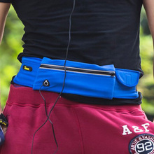4.0″- 6.3″ Sport Waist Phone Bag With headphone jack Waterproof Running Belt Pouch Mobile Phone Holder for iPhone 5/5S/6/6plus