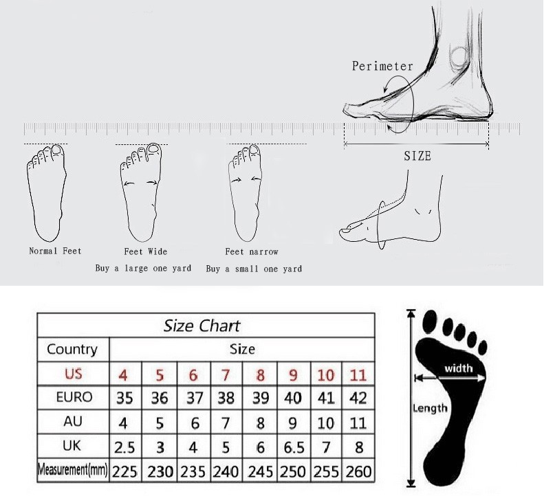 shoes size