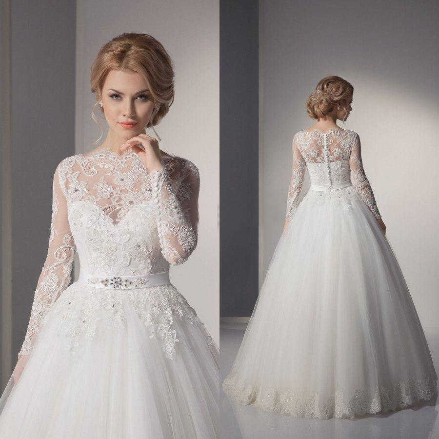 designer bridal dresses with sleeves