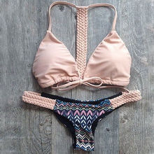 2016 New Women’s Bandage Bikini Set Push-up Padded Bra Swimsuit Bathing Suit Swimwear
