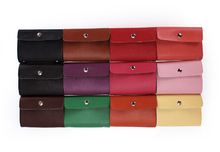 genuine leather packet Business card holder set card package customized custom logo