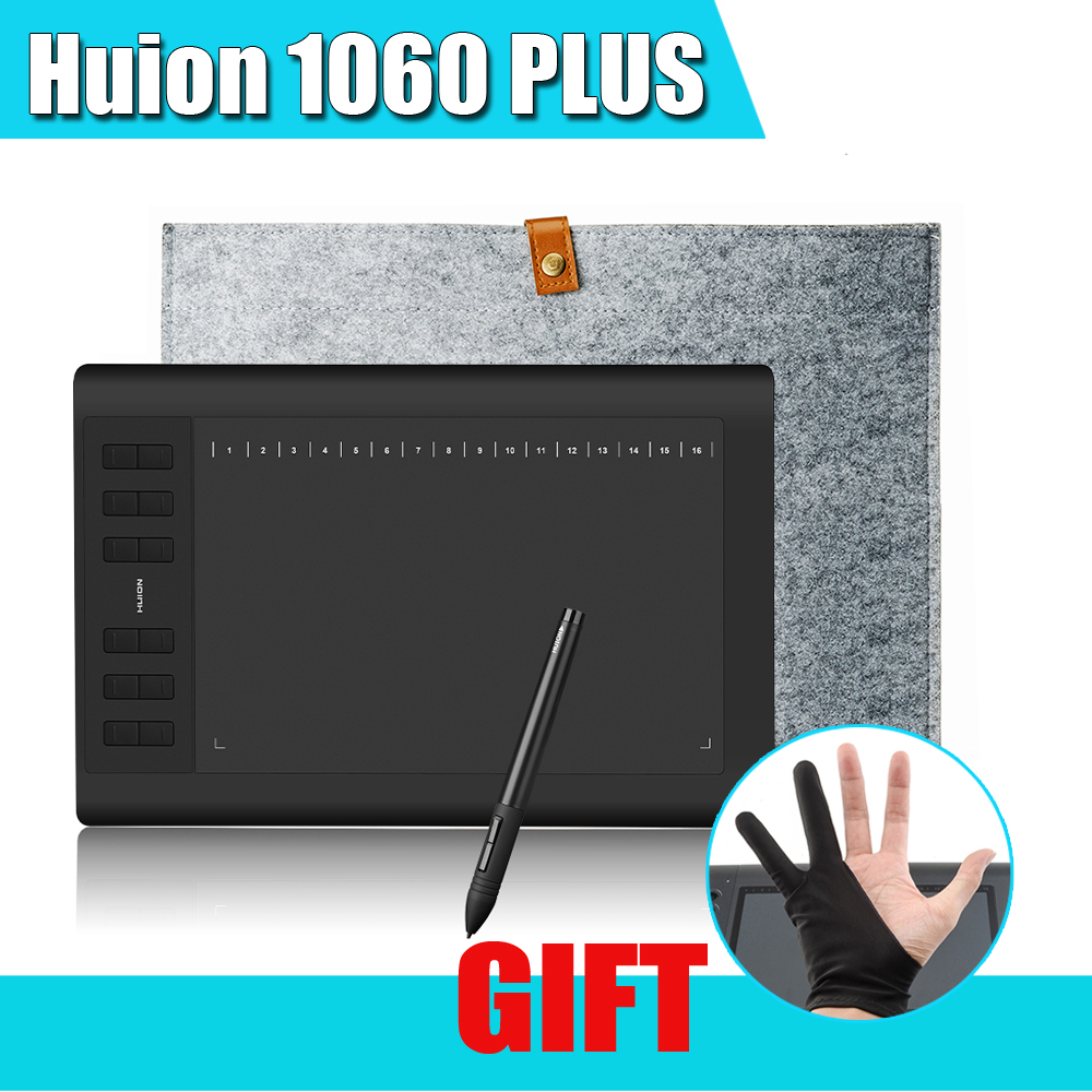 Upgraded Pro Version Huion 1060 Plus Graphic Drawing Digital Tablet