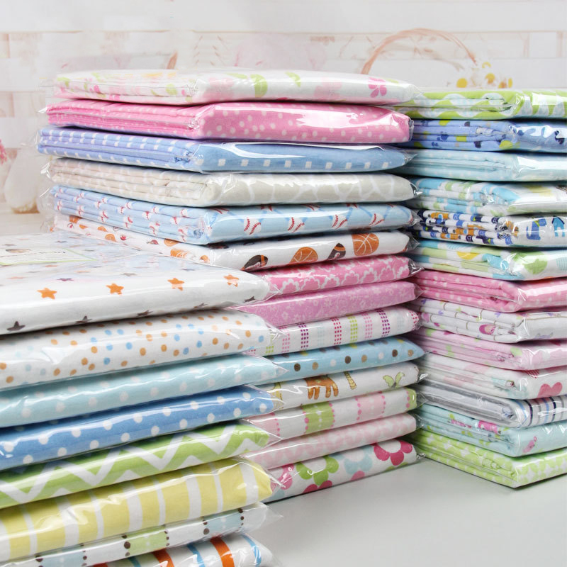 2 pcs/pack Newborn Baby Bed Sheets 100% Cotton Super Soft Crib Sheet Baby Bedding Set Infant Cot Sheets Boys Girls 76x76cm