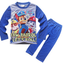 Hot Sale 3 8 Years Children s Pajamas Long Sleeve Clothing Set For Kids Boys Fashion