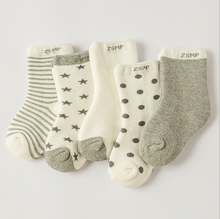 Free shipping 10 pieces lot 5pair 100 cotton Baby socks newborn floor socks kids cotton short