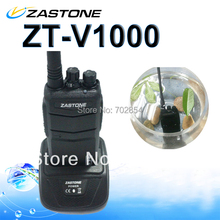 IP67 Water-proof  7W UHF 400-480MHz walkie talkie ZT-V1000 with 2000mAH battery dive radio